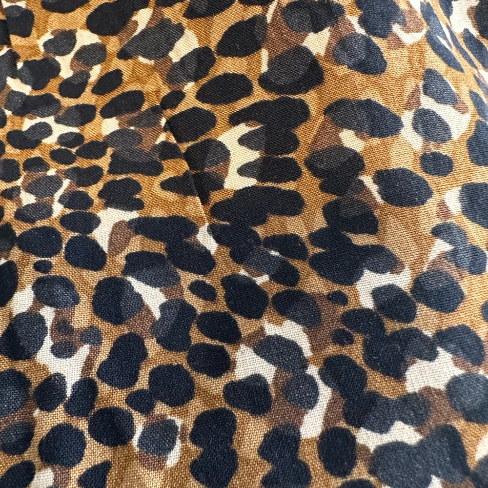 Old Navy Leopard Print Midi Dress in Brown and Black - Picture 11 of 14